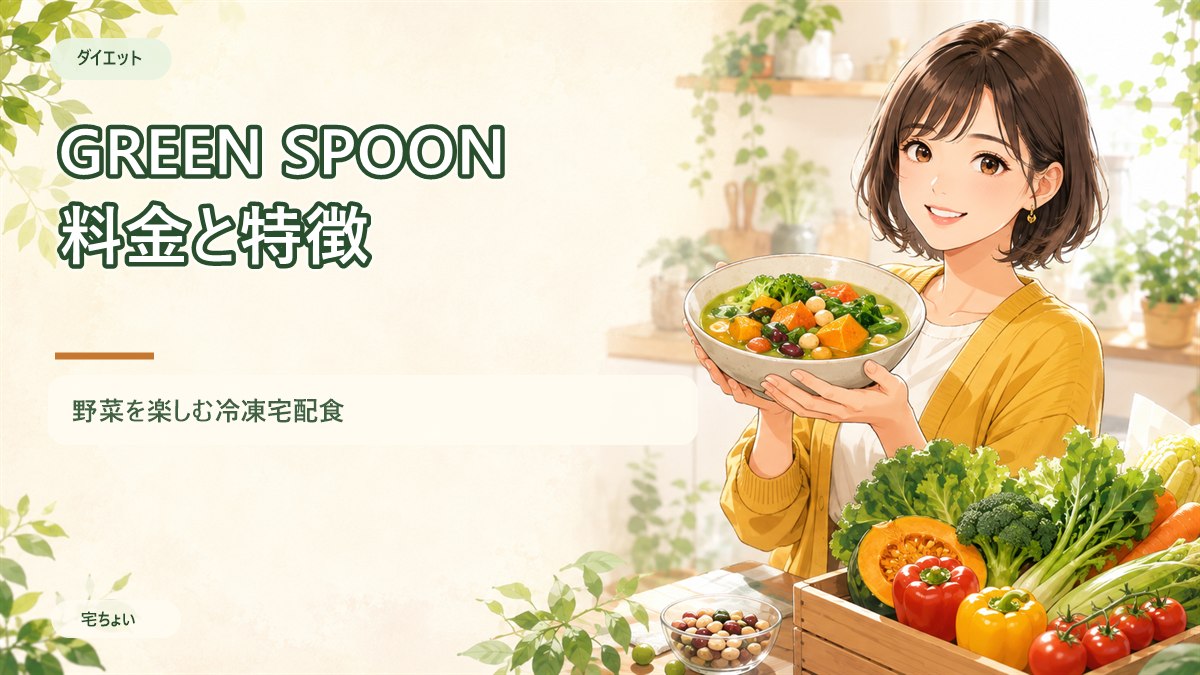 GREEN SPOONの料金と特徴｜野菜を楽しむ冷凍宅配食